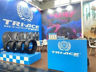 Velkommen til Tri-Ace Tire Booth HALL 8 D-060 på Tyre Cologne 2024